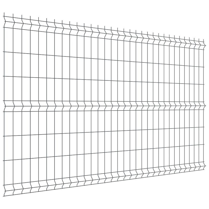 Plotový panel 3D 250x153 cm drát 3,1 mm - antracit