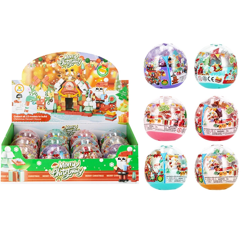 Vánoční stavebnice v kouli