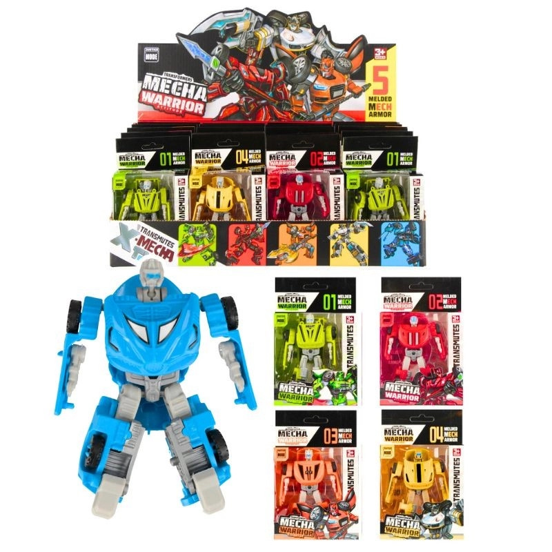 Transformující robot – auto, mix 5 barev