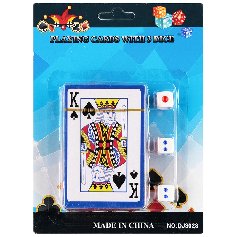 Kartová sada s balíčkem karet a kostkami