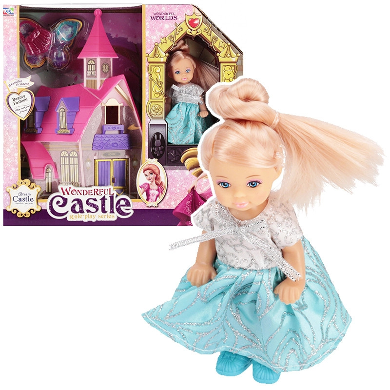 Hrad s panenkou a doplňky pro děti