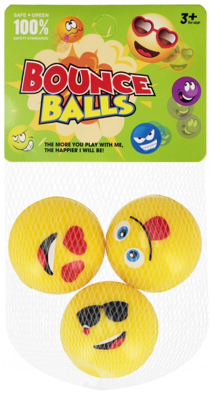 Sada gumových míčků 3 ks