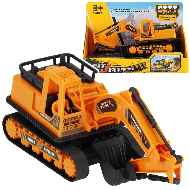 Auto bagr s funkcí pull-back