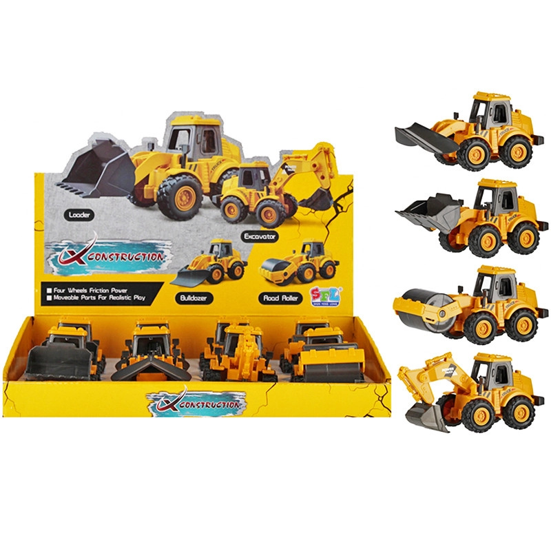 Dětský traktor – mix barev 14 cm