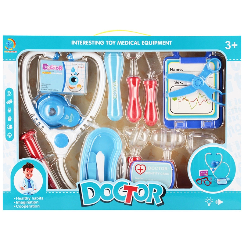 dětská sada lékařského příslušenství se zvukovým stetoskopem