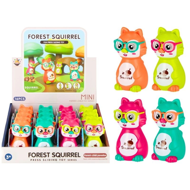 Jezdící veverka – samopohybující hračka pro děti