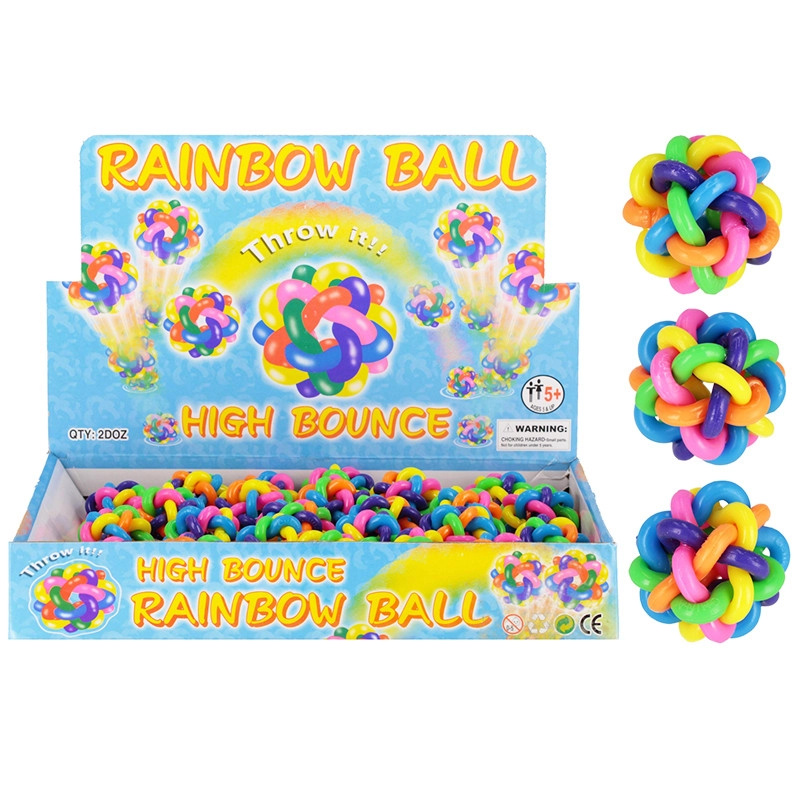 Skákací barevný míček 4 cm