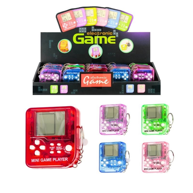 Mini herní klíčenka s hrou Tetris