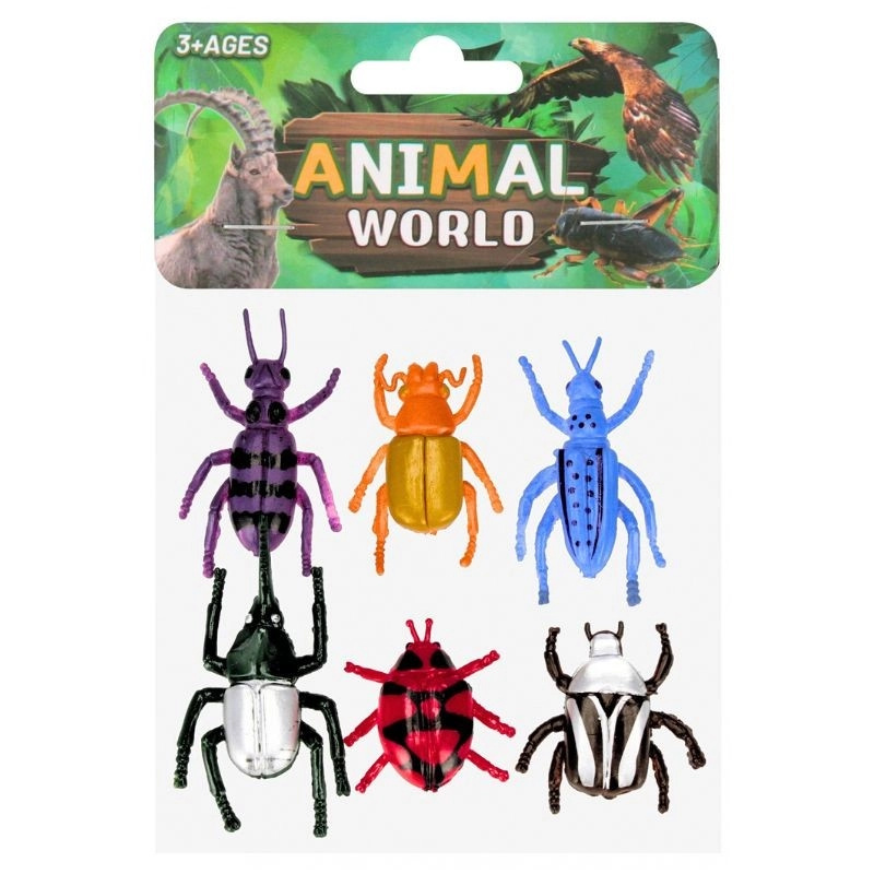 Figurky hmyzu Animal world (6 ks)