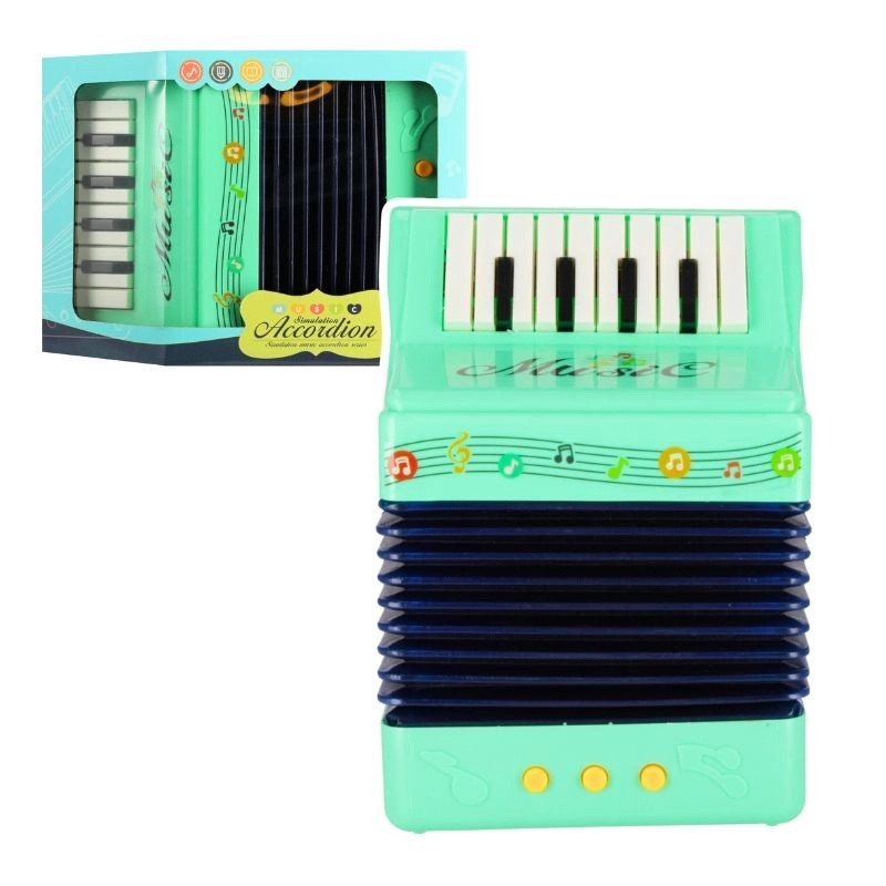dětský akordeon s klávesami a tlačítky