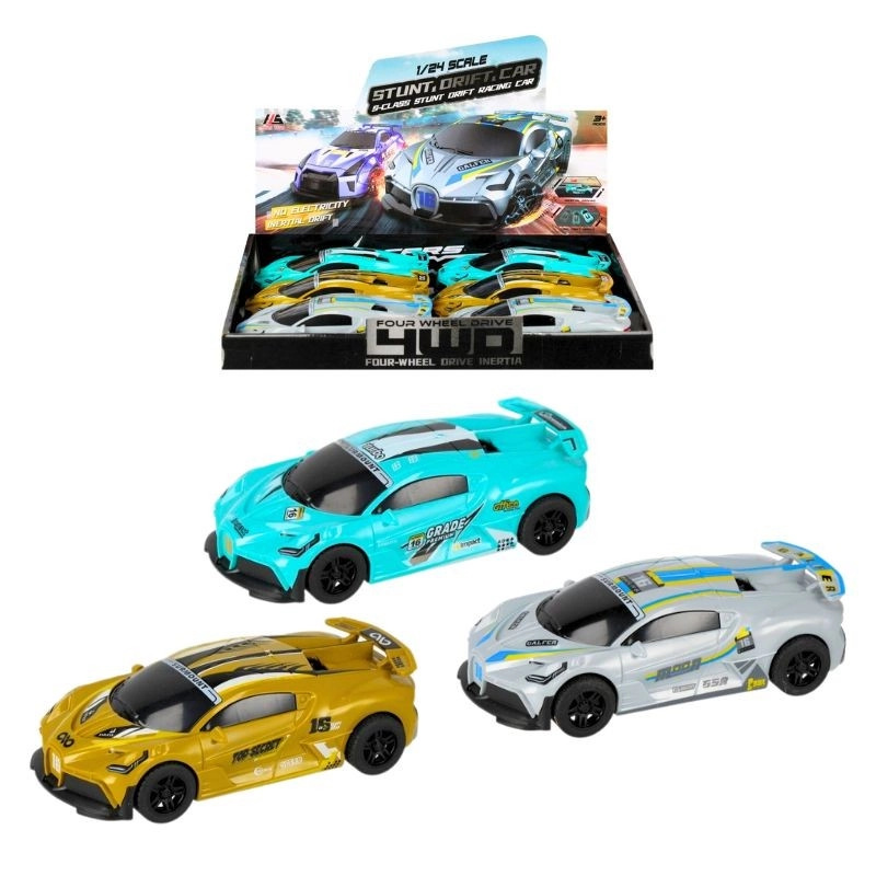 Drift závodní autíčko na setrvačník – 3 barvy