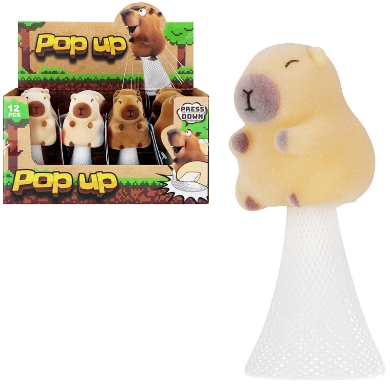 Skákající kapybara hračka 10 cm