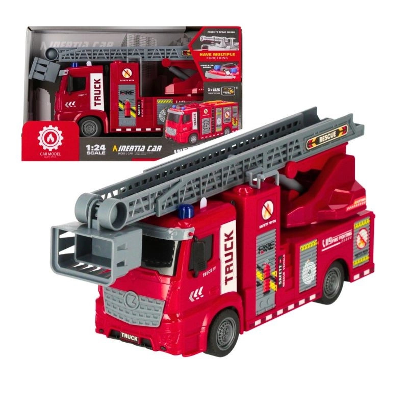 Hasičské auto se světelnými a zvukovými efekty