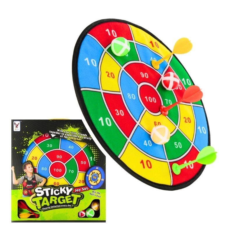 Terč na šipky se suchým zipem pro děti