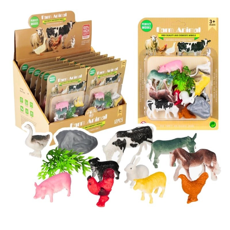 Sada hospodářských zvířat – mix figurek