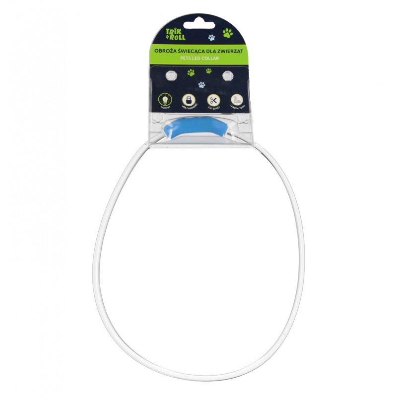Svítící LED USB obojek pro psa a kočku