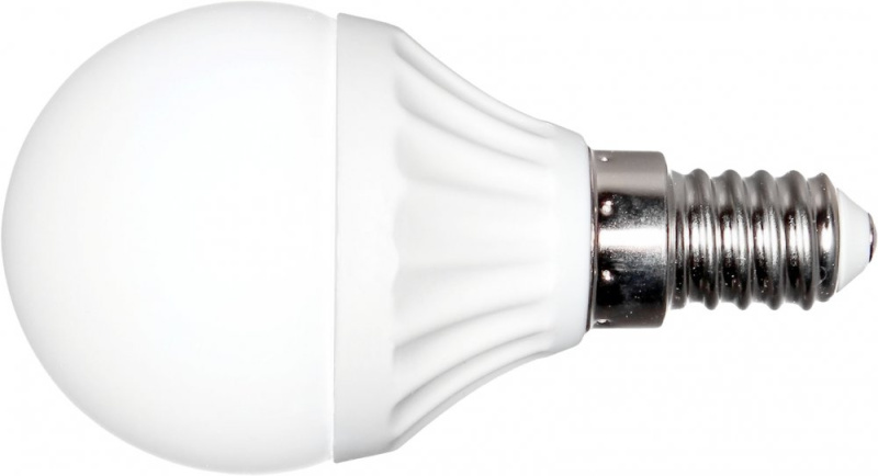 LED žárovka E14 4W  340lm G45, studená, ekvivalent 30W