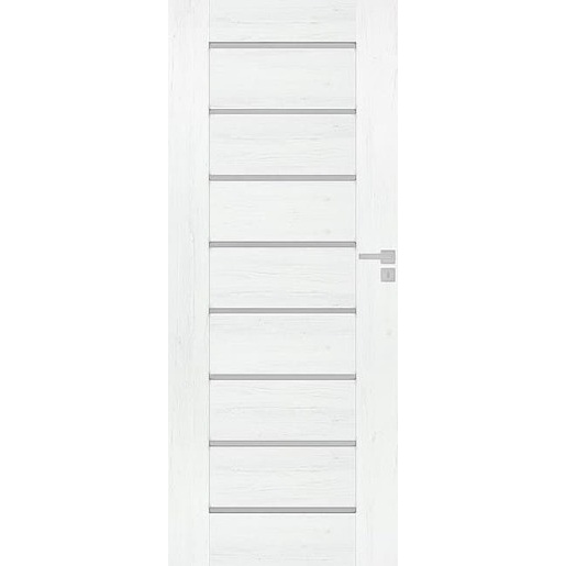 DRE Perma interiérové dveře premium levé 80 cm borovice bílá PERMABB80L
