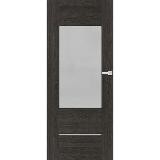 DRE Aura interiérové dveře auri levé 80 cm jilm antracit AURA3JA80L