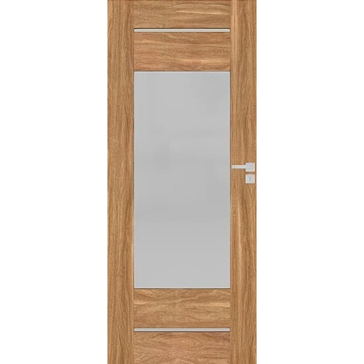 Interiérové dveře Naturel Perma pravé 80 cm ořech karamelový PERMA3OK80P
