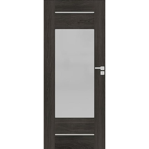 Interiérové dveře Naturel Perma pravé 80 cm jilm antracit PERMA3JA80P