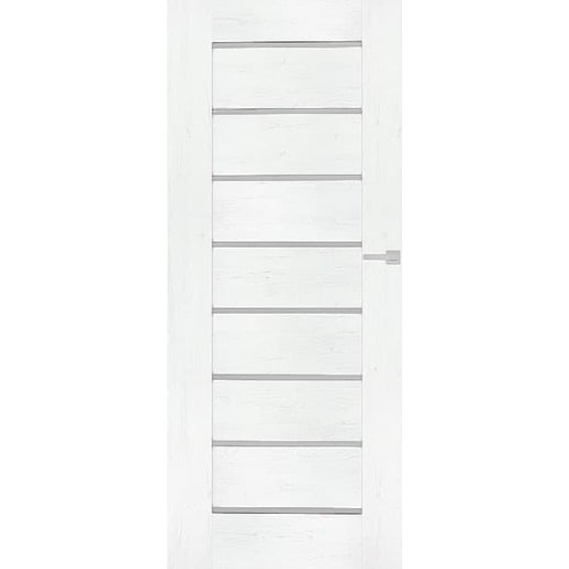 Interiérové dveře Naturel Perma levé 60 cm borovice bílán bez otvoru pro spodní rozetu PERMABB60LBEZ