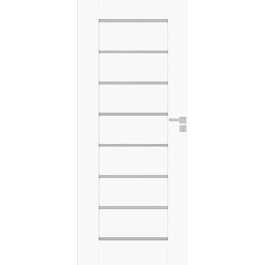 Interiérové dveře Naturel PERMA pravé 90 cm bílá mat PERMABM90P