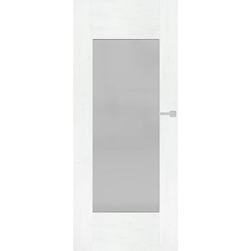 DRE Aura interiérové dveře auri pravé 90 cm borovice bílá AURA4BB90P