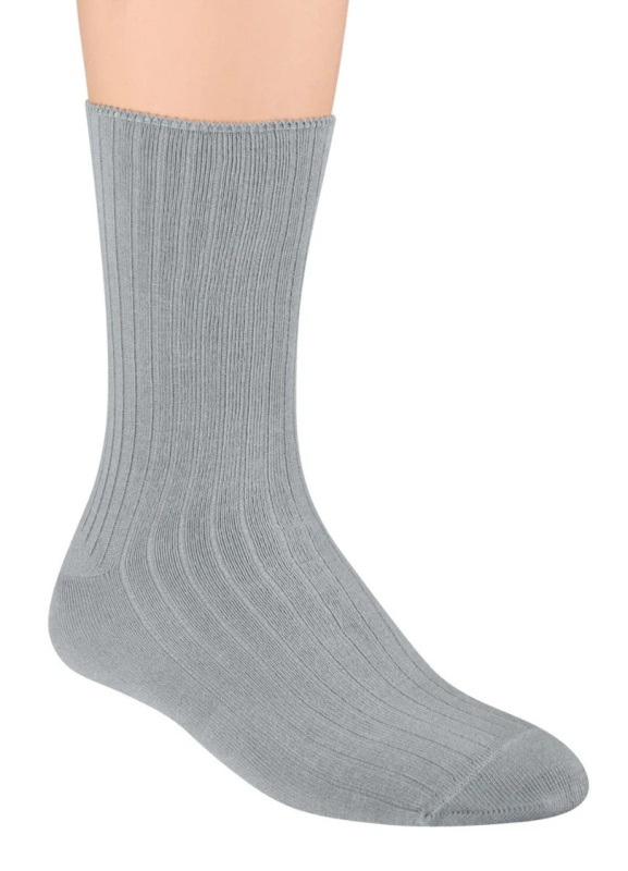 Pánské nestahovací ponožky BAMBUS 165 šedá 44-46