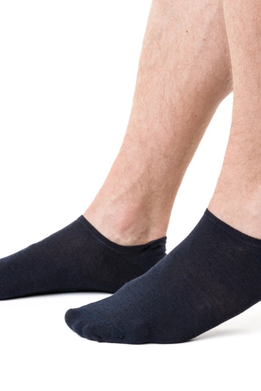 Pánské ponožky MERINO WOOL 130 tmavě modrá 41-43