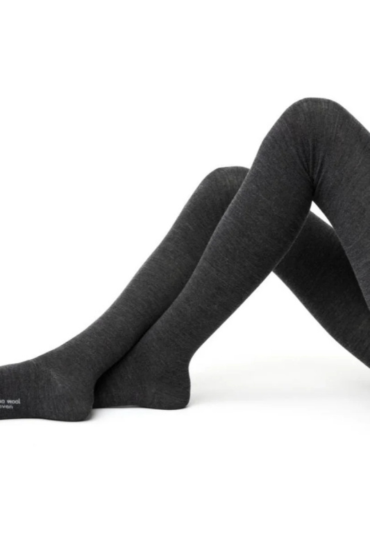 RAJSTOPY DAMSKIE MERINO WOOL 130 grafitová melanž S-M-168-182
