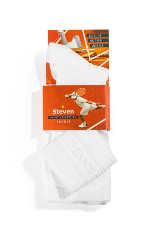 TENISOVÉ PONOŽKY 019 bílá 41-43