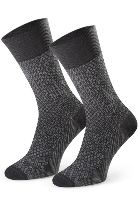 PÁNSKÉ PONOŽKY STEVEN 011- 01,02 GRAFIT 42-44