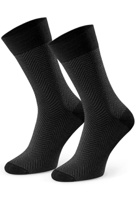 PÁNSKÉ PONOŽKY STEVEN 011-03,04 černá 42-44