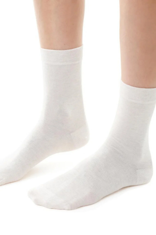 DÁMSKÉ PONOŽKY S KAŠMÍREM 083 ECRU 38-40