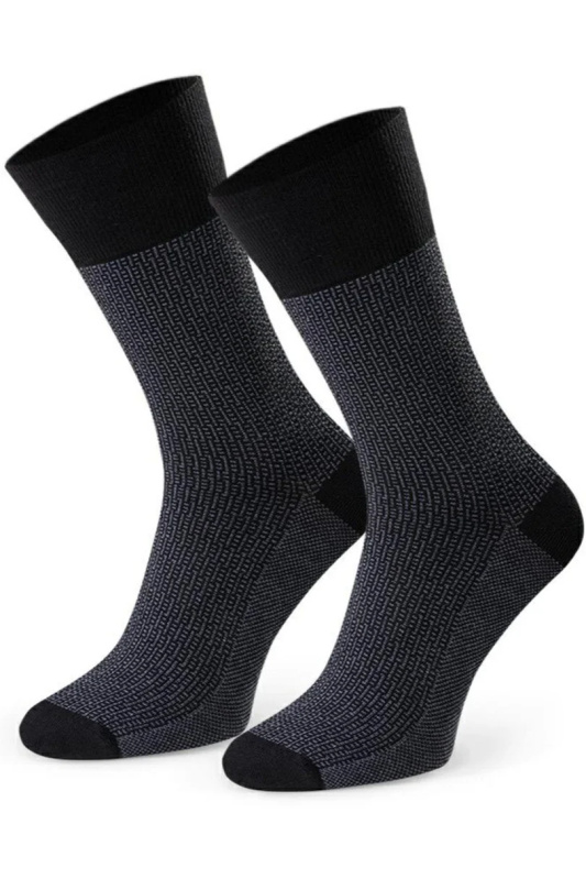 PÁNSKÉ PONOŽKY STEVEN 011-05,06 černá 42-44