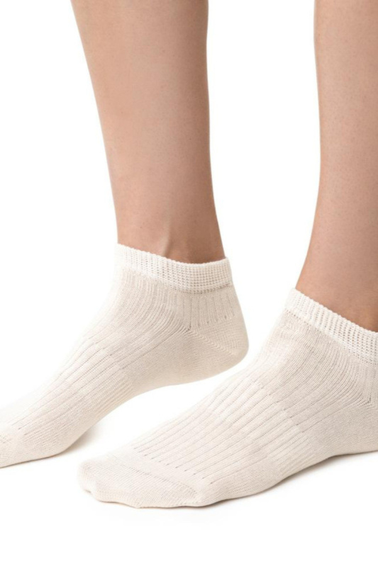 Přírodní nohy 100% bavlna 197 přírodní 35-37