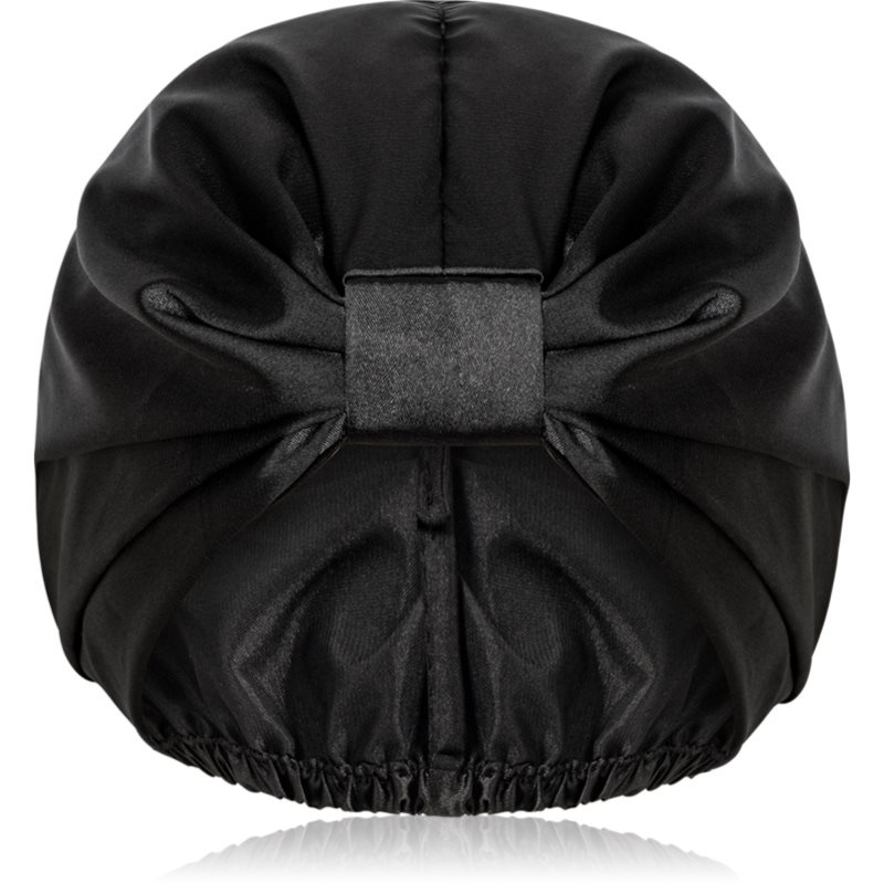 GLOV Anti-Frizz Satin Sleep Cap saténový turban na vlasy Black 1 ks