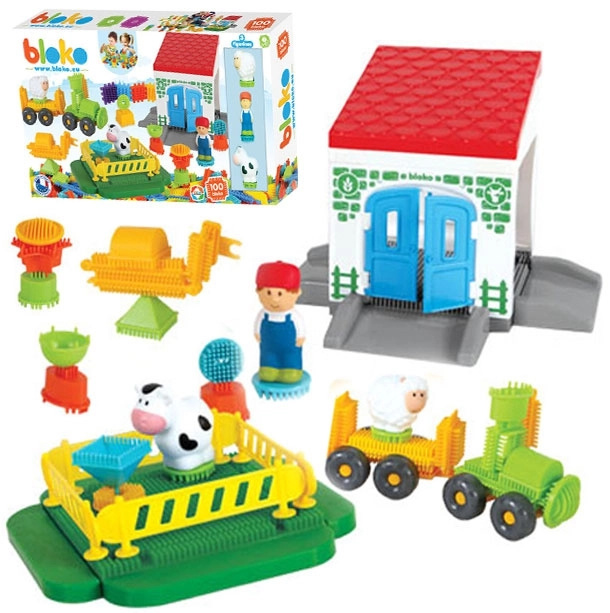 Mochtoys farma s ježkovými kostkami