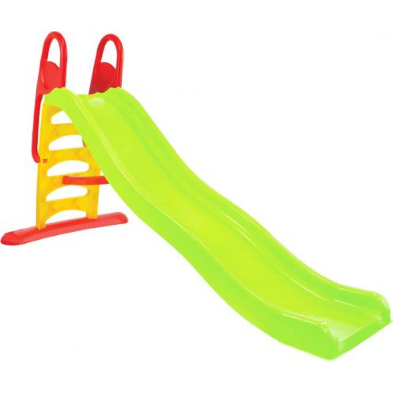 Mochtoys Dětská skluzavka 198 cm zelená