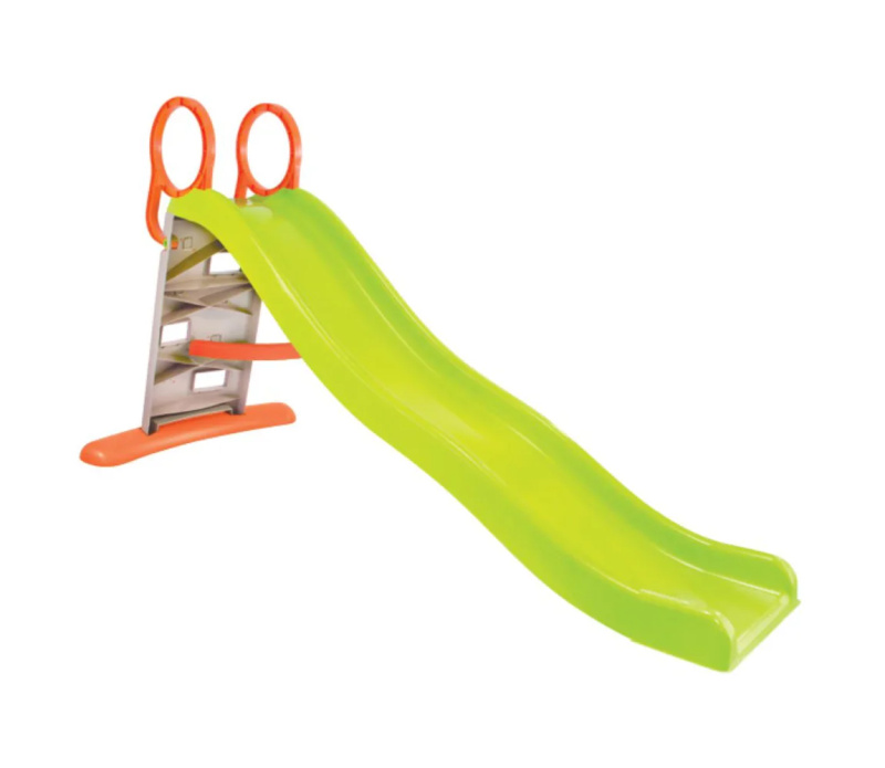 Mochtoys Dětská skluzavka s lezeckou stěnou 198 cm