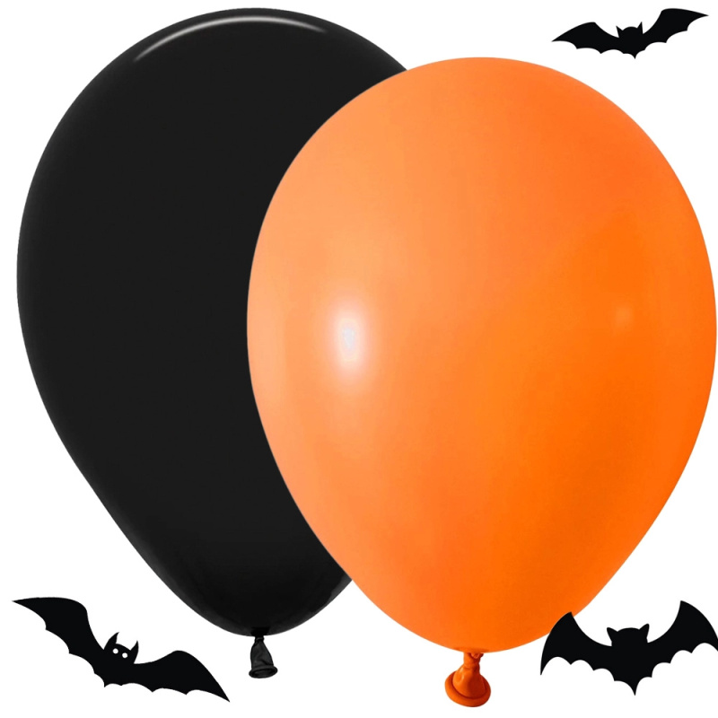 Verk 26059 Balonky Halloween černé a oranžové