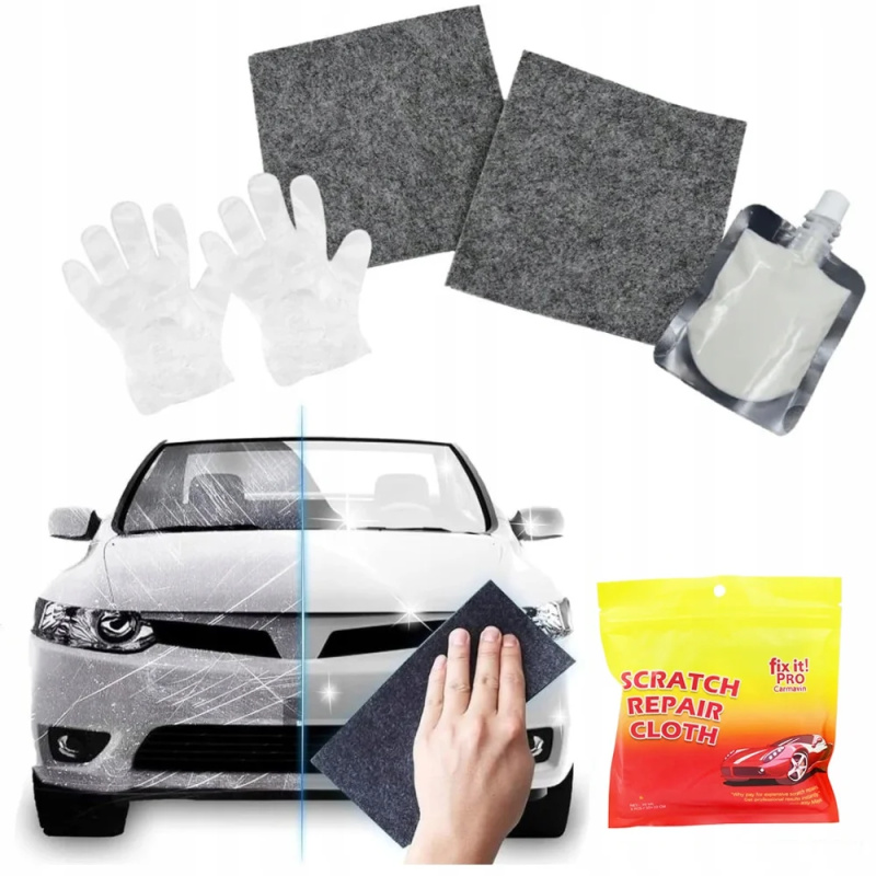 VERK Sada na odstranění škrábanců z laku auta - 45 ml + 2 lešticí utěrky