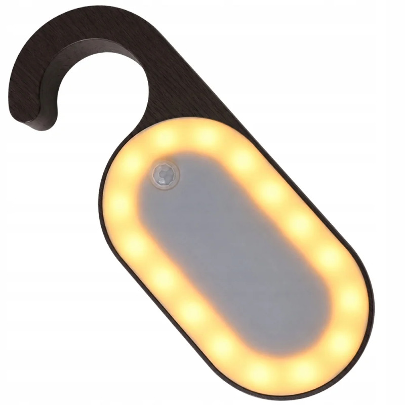 VERK LED noční světlo s pohybovým senzorem - USB-C - teplé světlo - černé