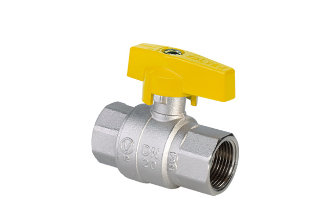 Kohout kulový plyn 3/4" FF s motýlkem