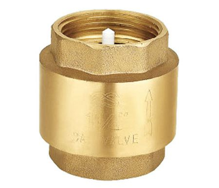 Klapka zpětná závitová 2700 6/4" s plastovým jádrem