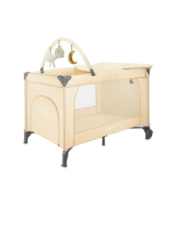 Cestovní postýlka MoMi Belove Plus béžová
