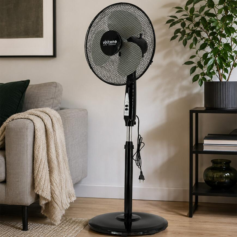 Ventilátor Floor 40 Basic VO2557 s dálkovým ovládáním black