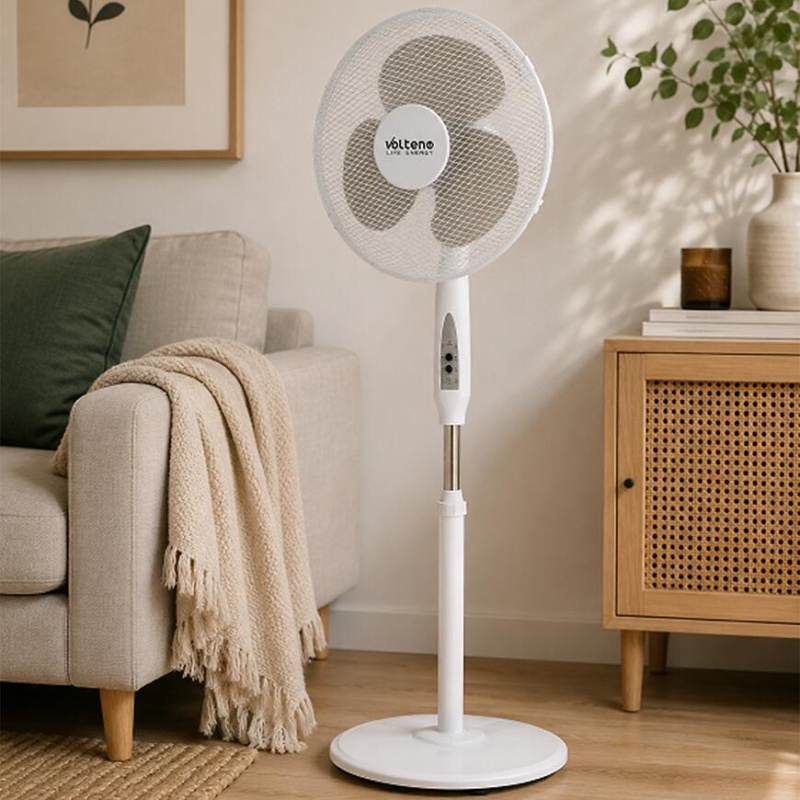 Ventilátor Floor 40 Basic VO2557 s dálkovým ovládáním white