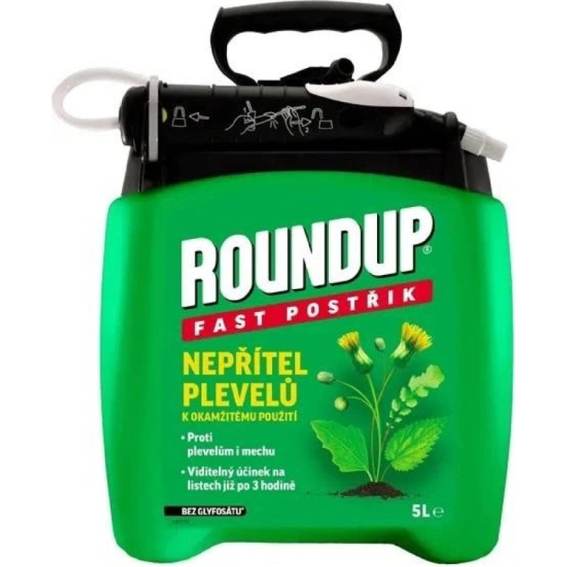 Roundup FAST 5l Pump&Go bez glyfosátu postřikovač